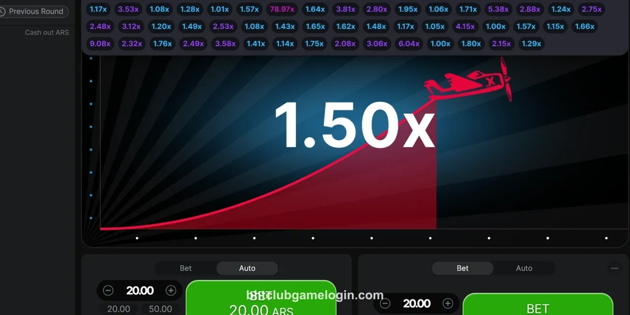 bht club App Interface - Game Lobby